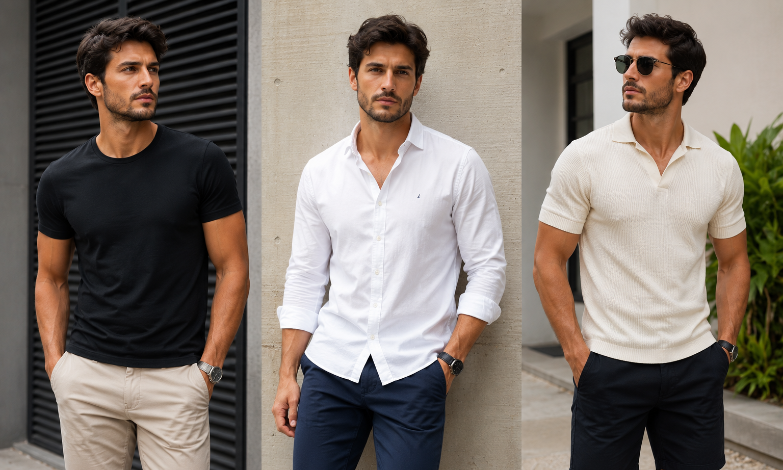 Foto de modelo com roupas